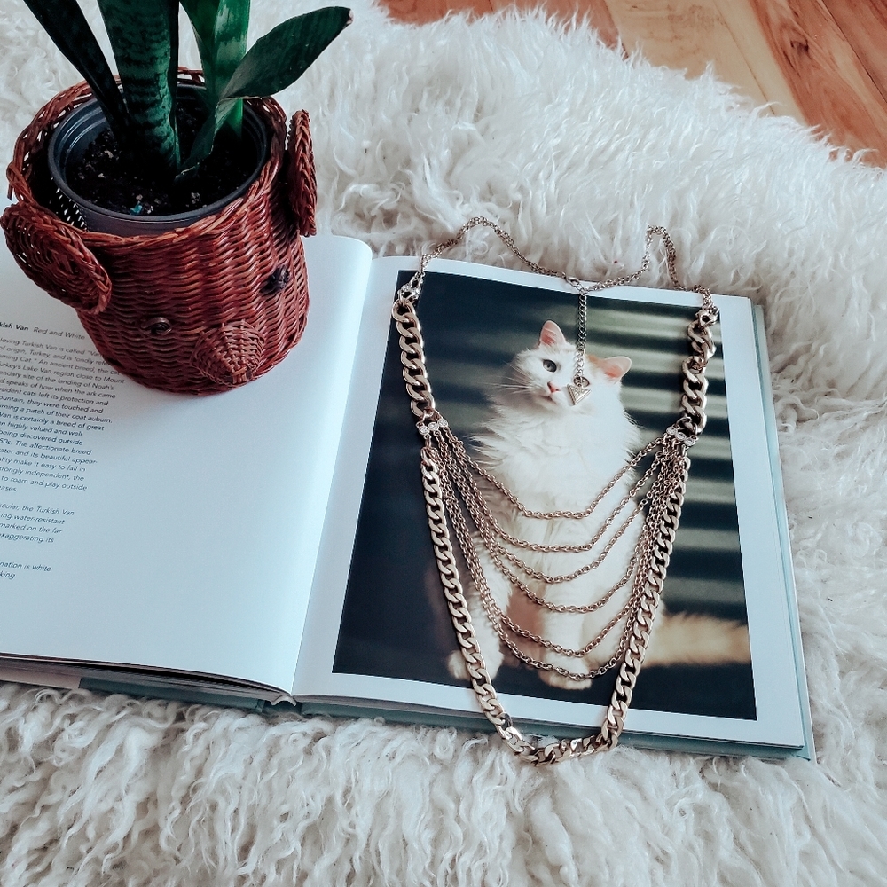 Guess multi layered necklace